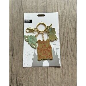 Brand New Disney Parks Tiana Princess & Frog RAY Firefly Flower Keychain Charm